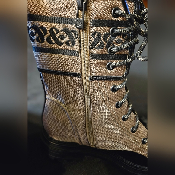 SAM & LIBBY "Stella" Combat Boot Khaki Black, Size 7.5 (NWOT) - Picture 9 of 15